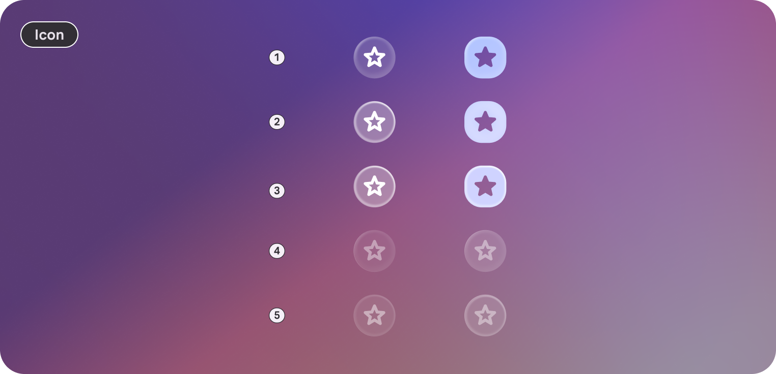 Icon buttons
