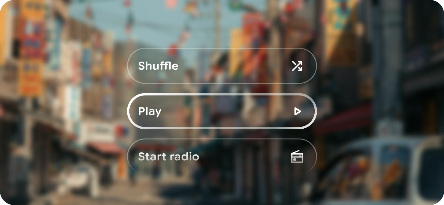 يجب تثبيت عناصر التصميم في أسفل الإطار