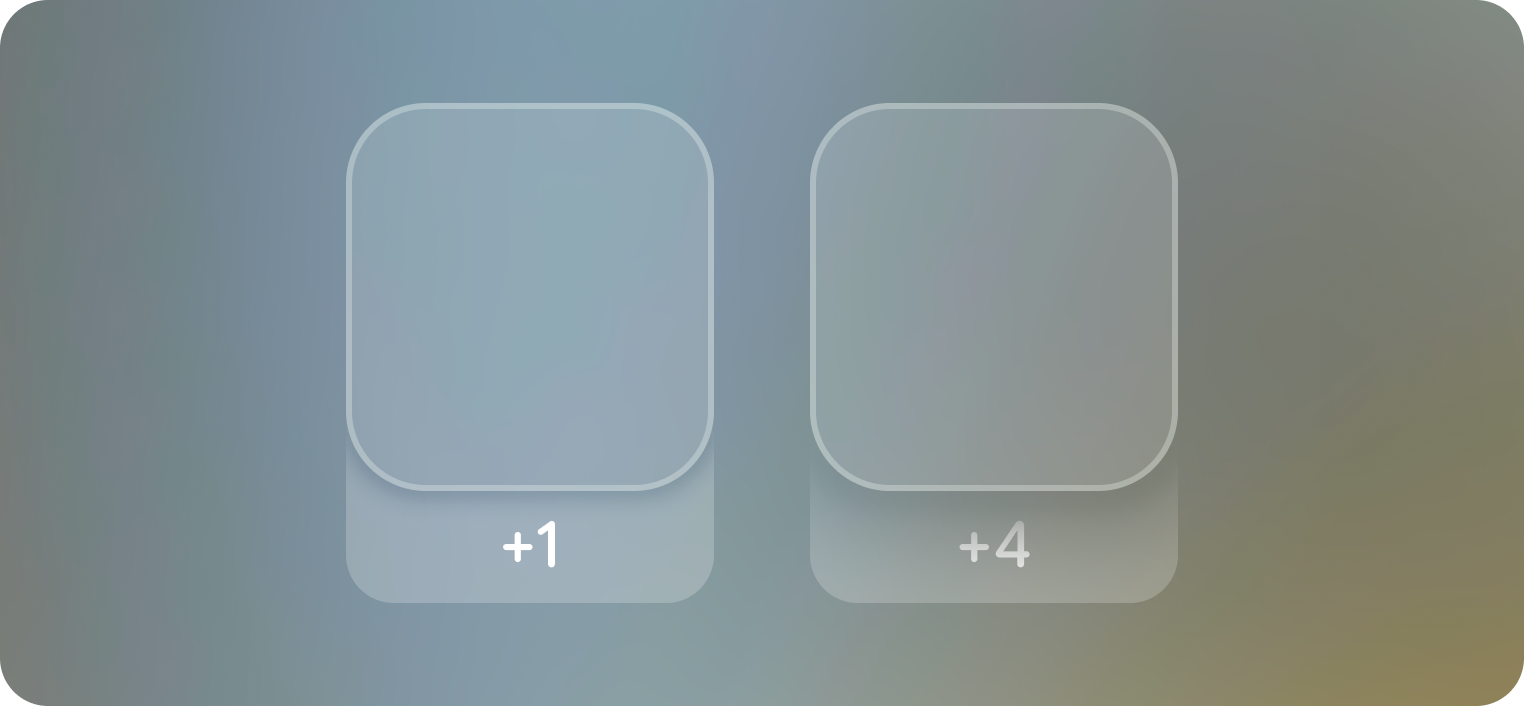 Designelemente sollten am unteren Rand des Frames verankert sein.