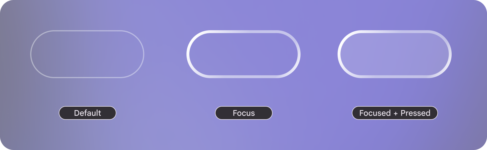 Design elements should be anchored to the bottom of the frame.