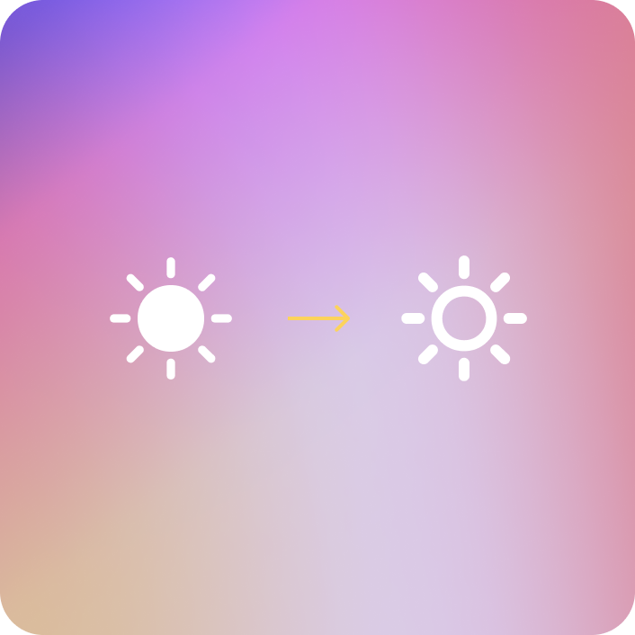 Design elements should be anchored to the bottom of the frame.