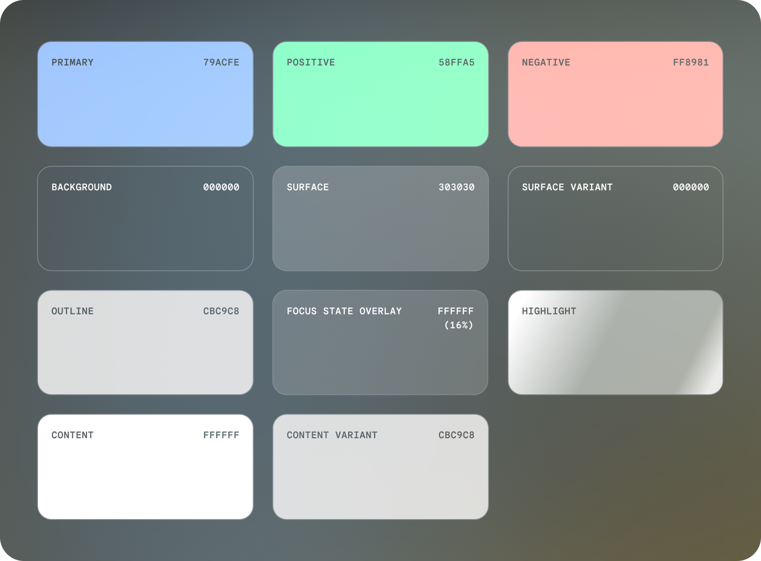 Design elements should be anchored to the bottom of the
frame.