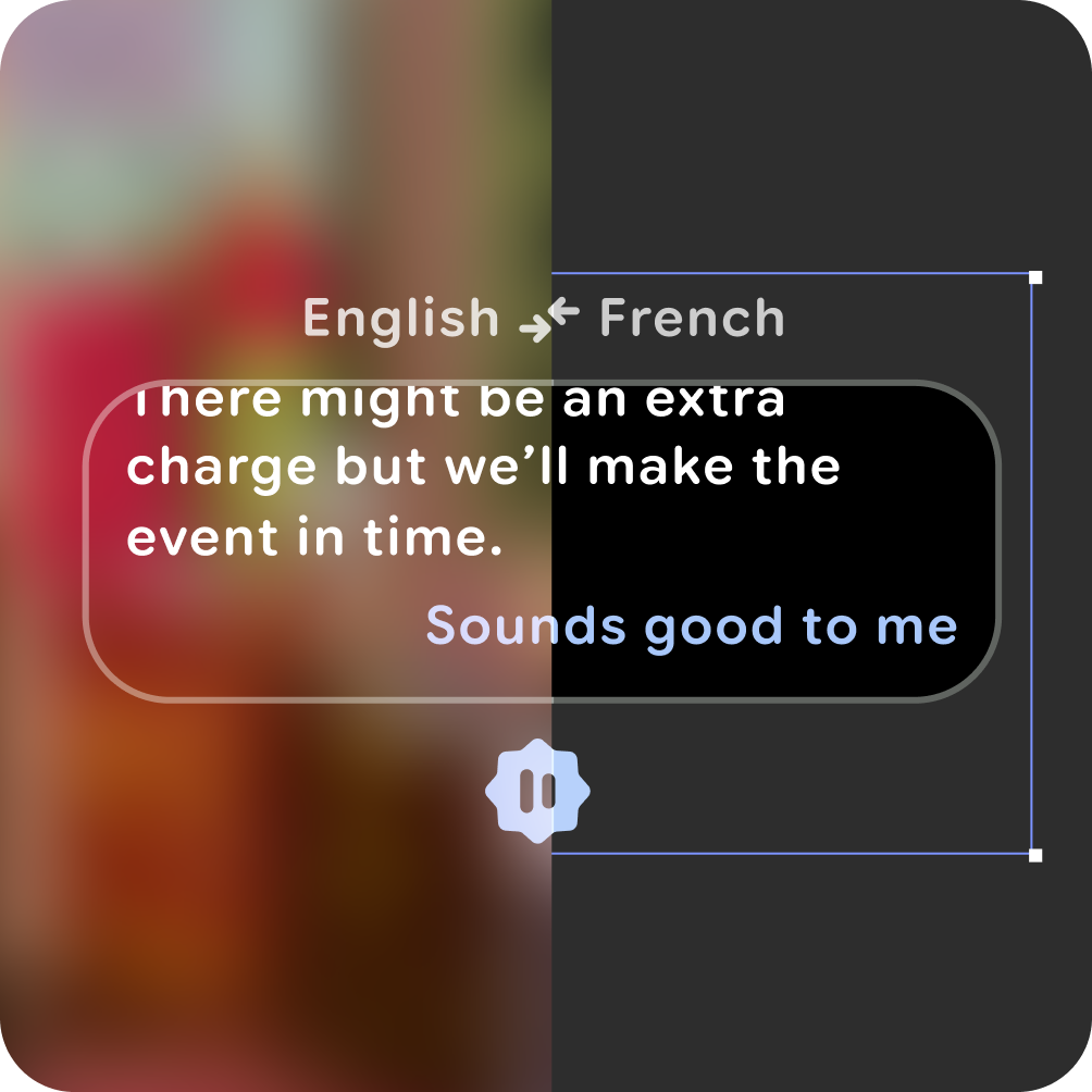 Design elements should be anchored to the bottom of the frame.