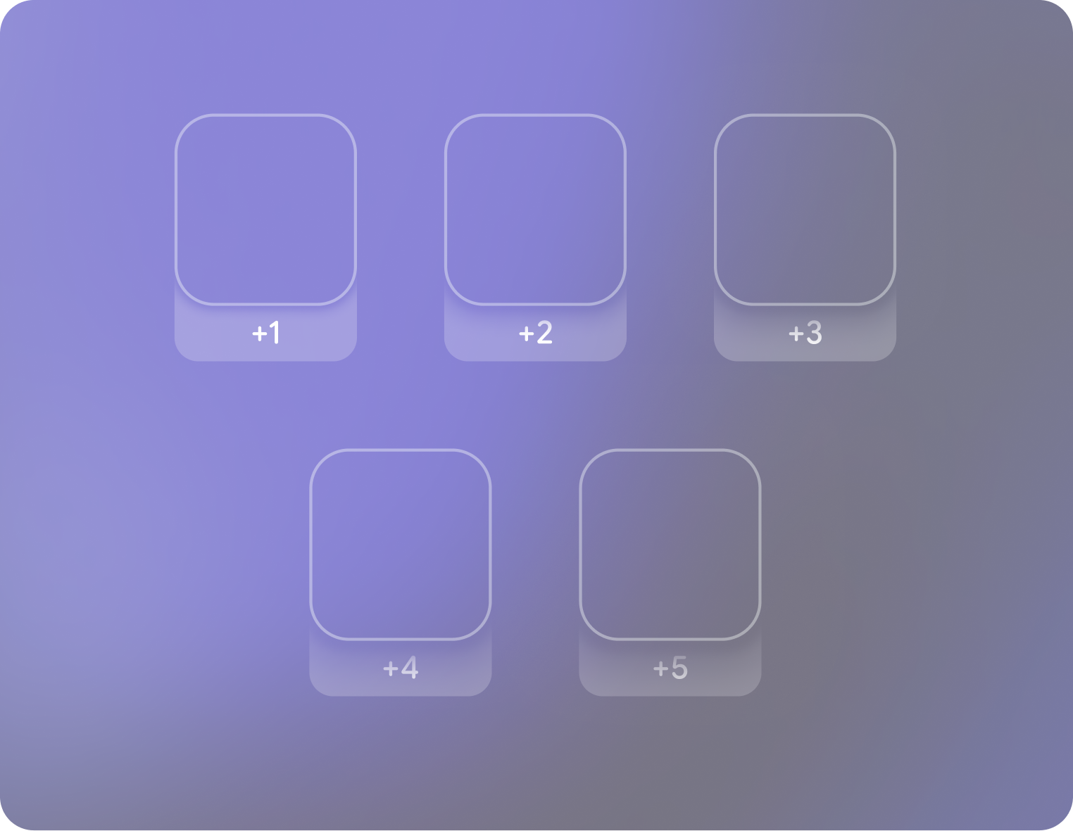 Los elementos de diseño deben estar anclados a la parte inferior del encuadre.