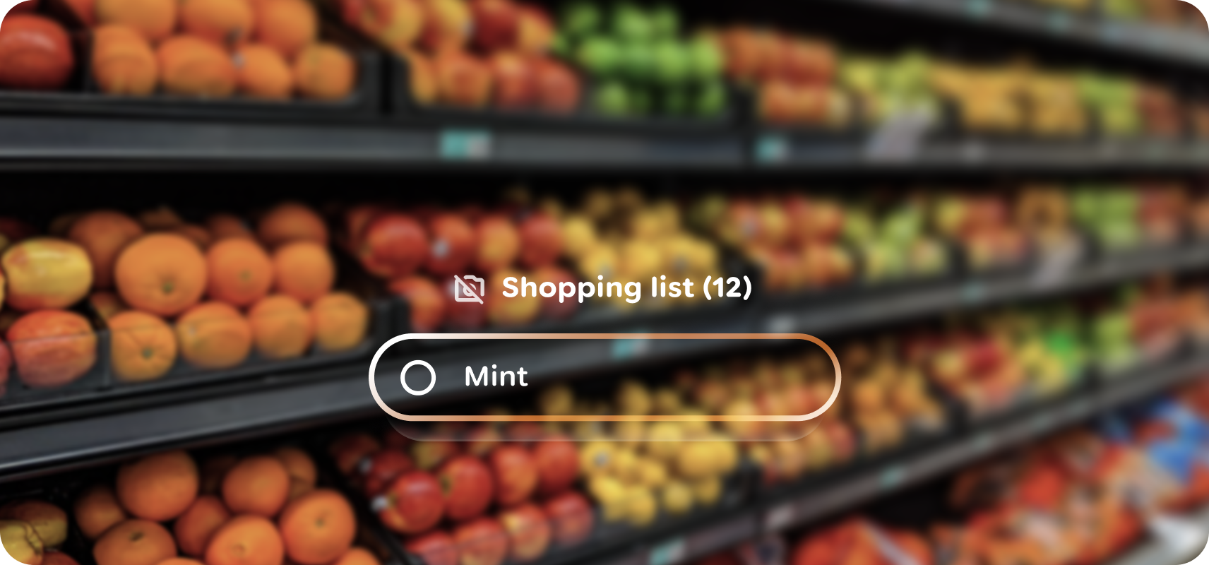 UI dell&#39;app in modalità di visualizzazione.