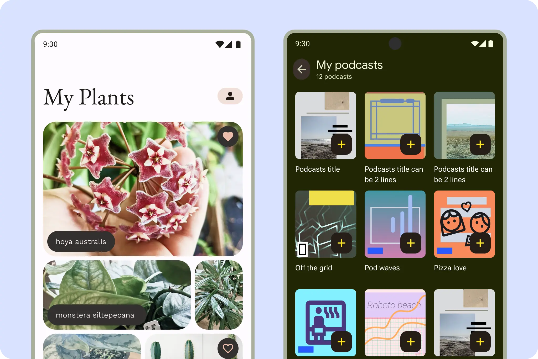 Feed-Layout