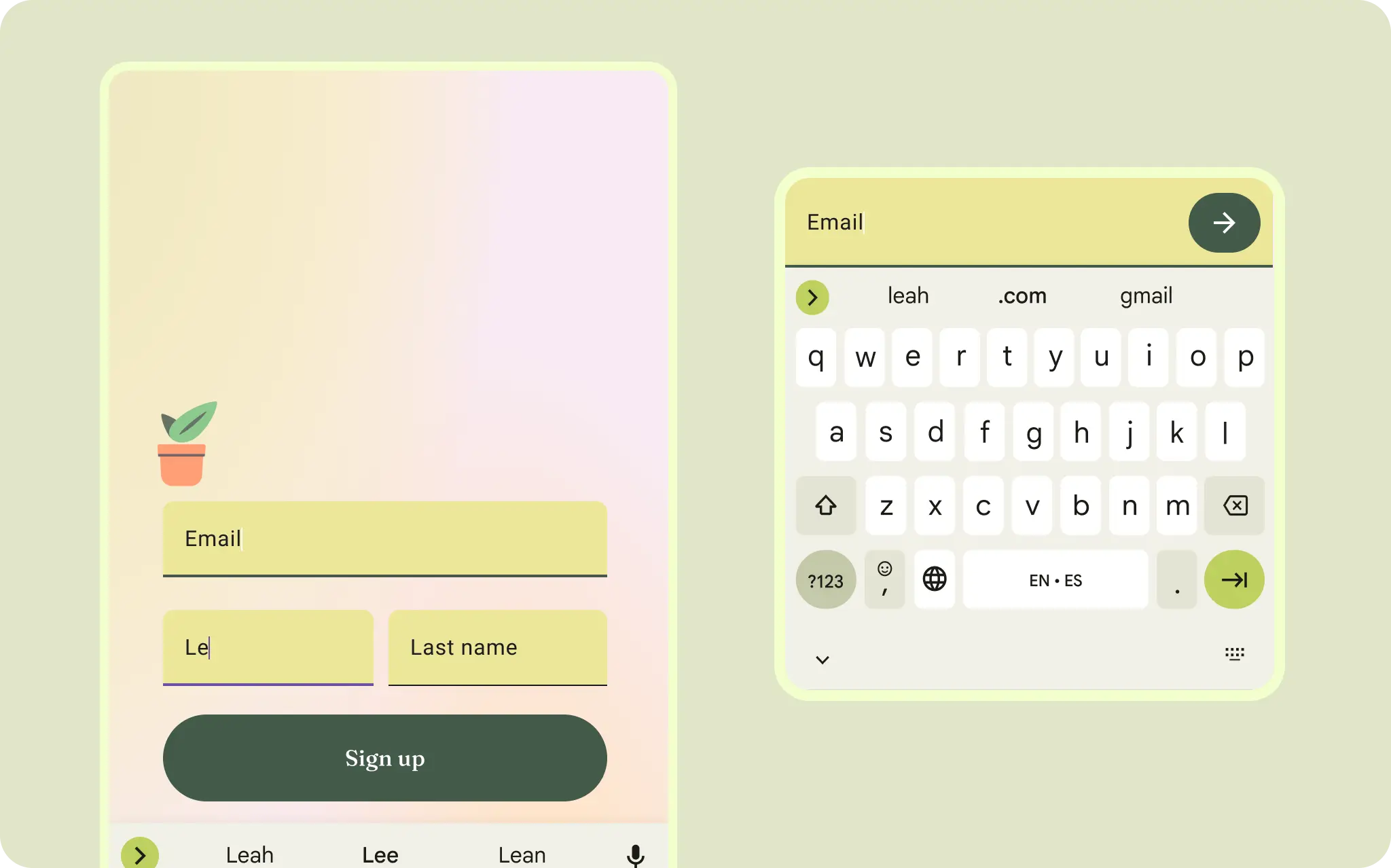 縦向きのコンテンツが表示されたカバー ディスプレイ