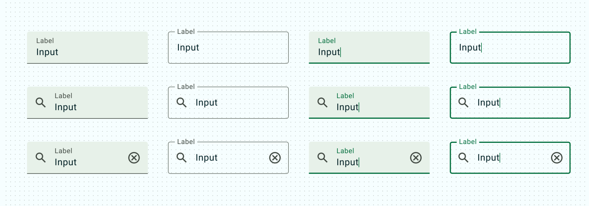 Text input Components