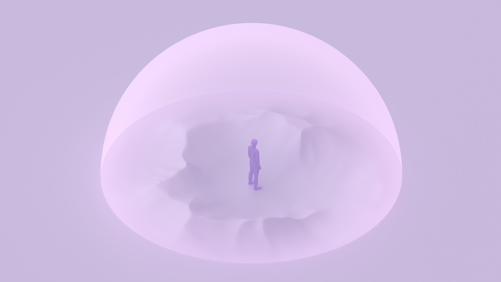 Environnement spatial dans une application XR.