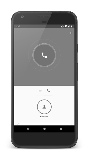 An example of a calling app
