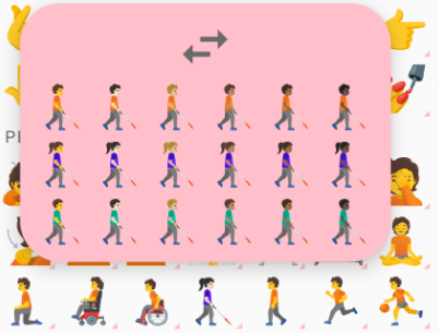emoji bidirecional virado para a direita emoji bidirecional à direita
