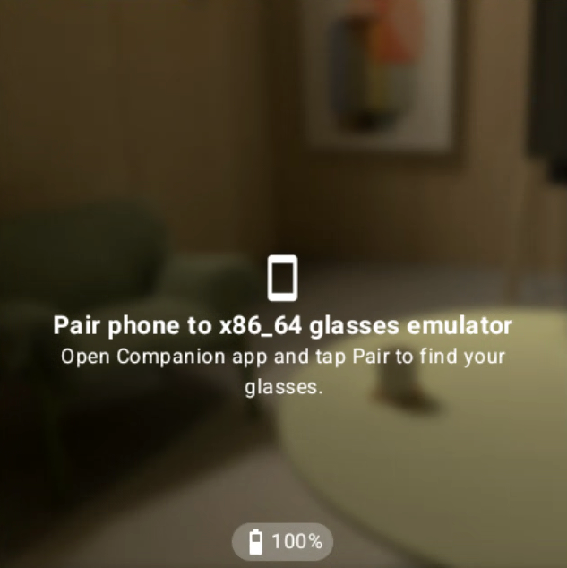 Очки AI Glasses AVD полностью запущены.