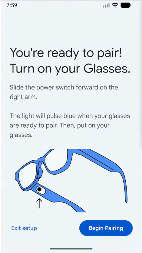 İlk uygulama ekranında Eşlemeyi Başlat&#39;ı seçin.