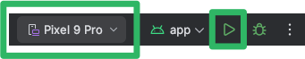 Android Studio 執行應用程式設定