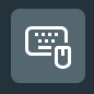 Android Studio-Gerätesymbol für Maus und Tastatur