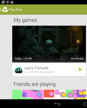 Jogos salvos, Desenvolvimento de jogos para Android