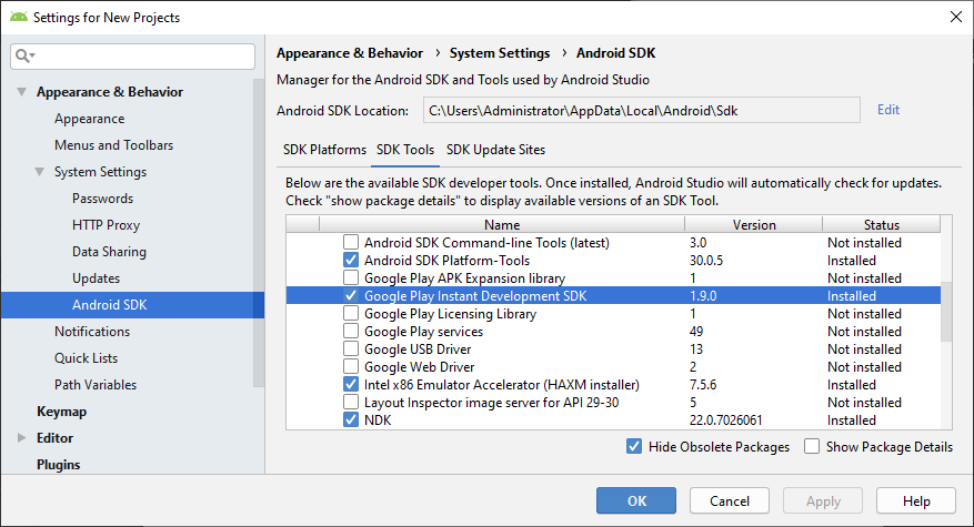 tải google play instant sdk