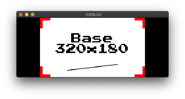 512x200 ekran çözünürlüğüyle esneme modu görüntü alanı, en boy oranını esnetme