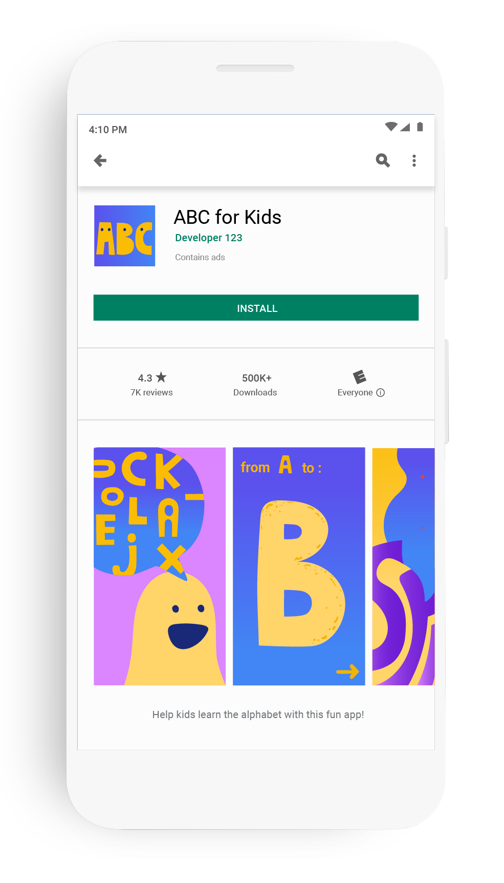 App para crianças - Jogos crianças gratis 1, 2, 3, 4  anos::Appstore for Android