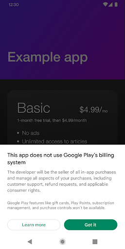 Google allows alternative to Google Play billing in EU