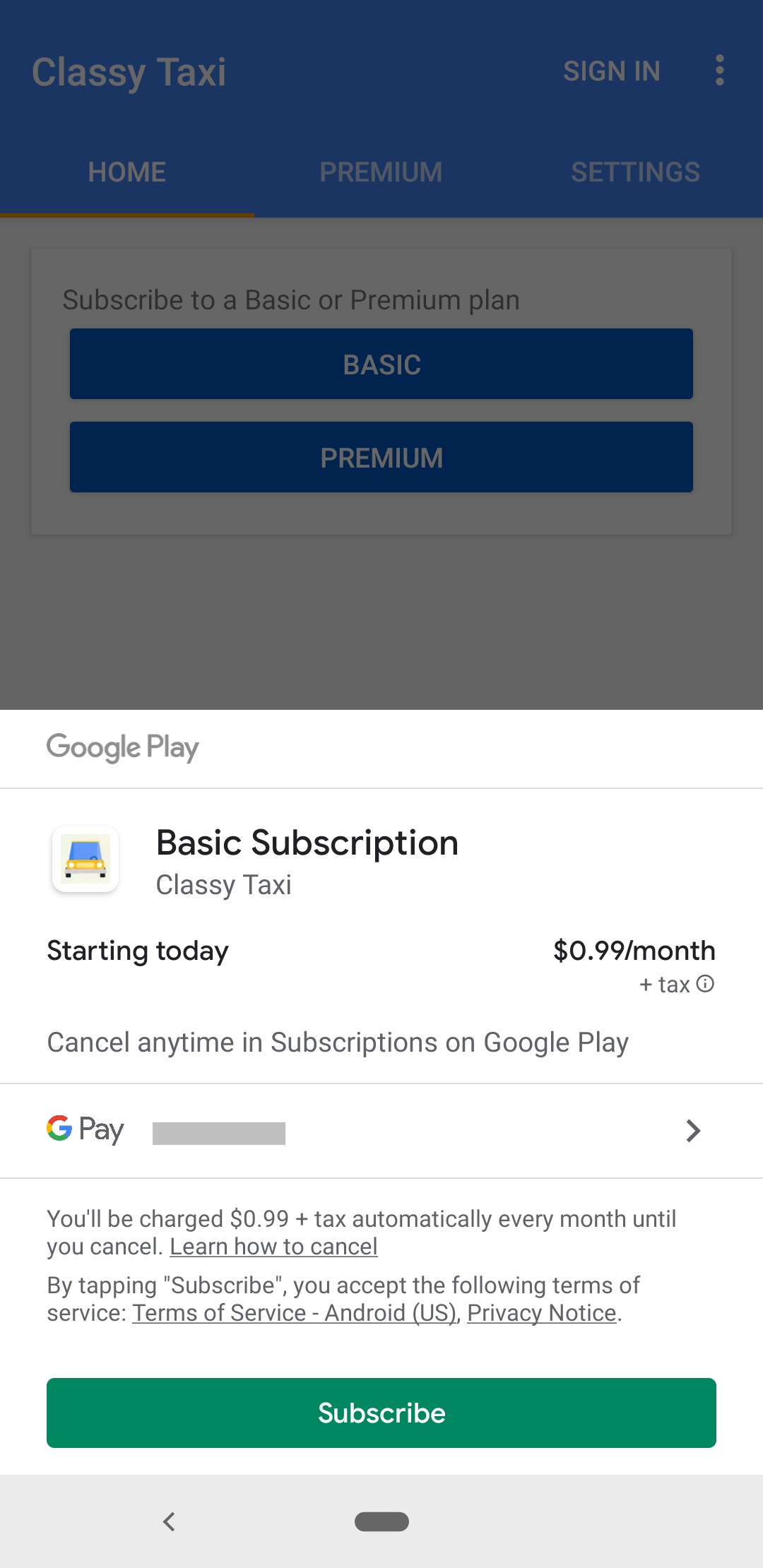 Como posso configurar minha Play Store para fazer compras