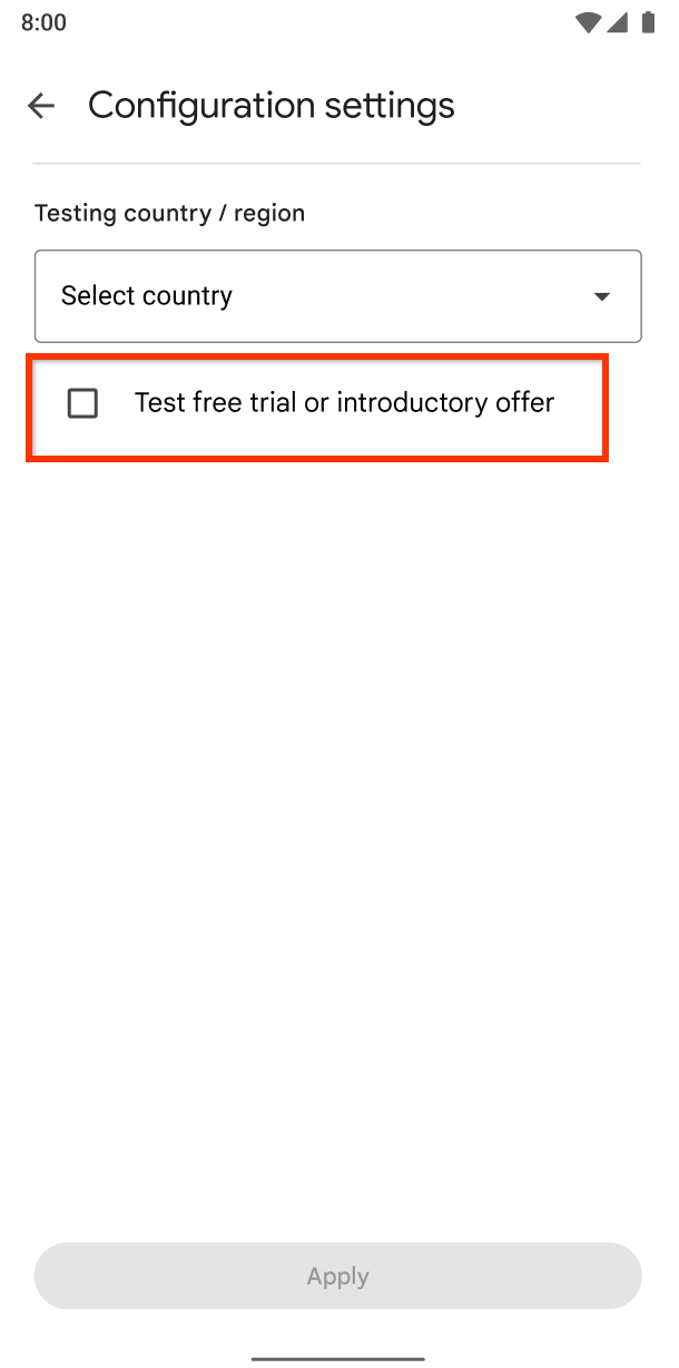 test trial offers