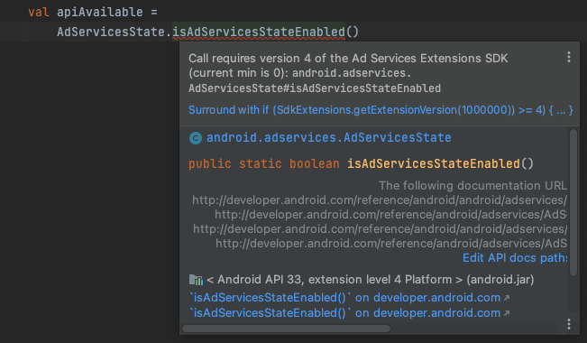 Android Extensions