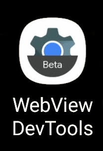 Ícone do iniciador do WebView DevTools.