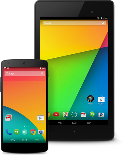 Android 4.4 auf Smartphones und Tablets