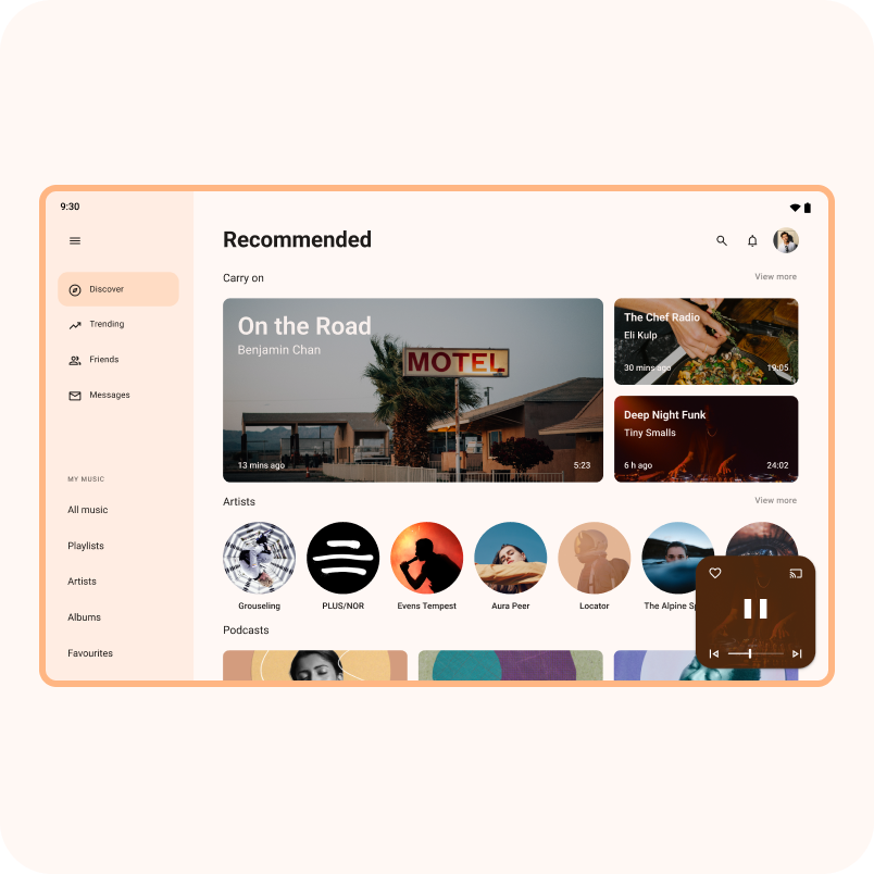 การค้นพบและการสำรวจสื่อ | Gallery | Android Developers