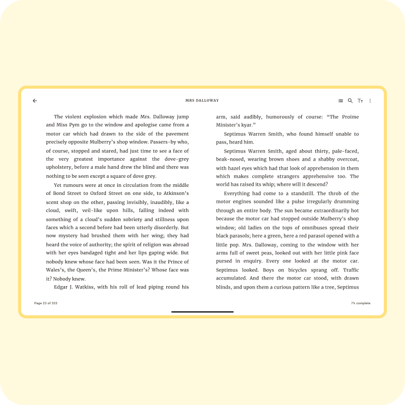 Lettura a schermo intero | Gallery | Android Developers