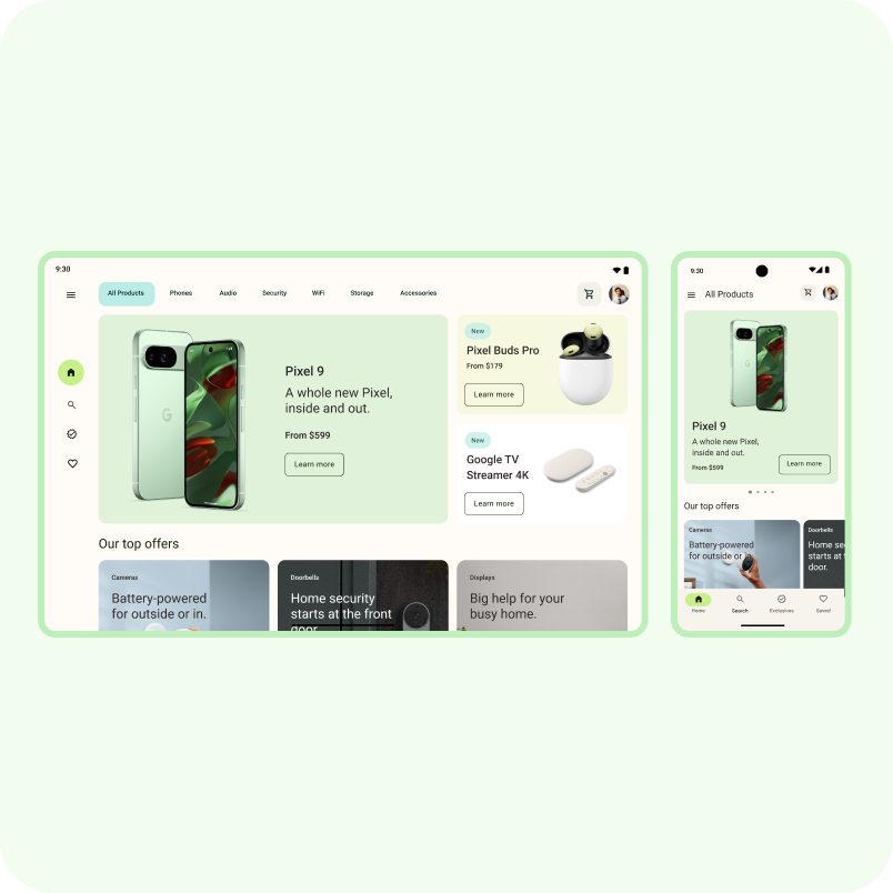 카탈로그 및 프로모션 | Gallery | Android Developers