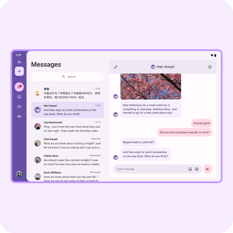 Social media conversations | Gallery | Android Developers