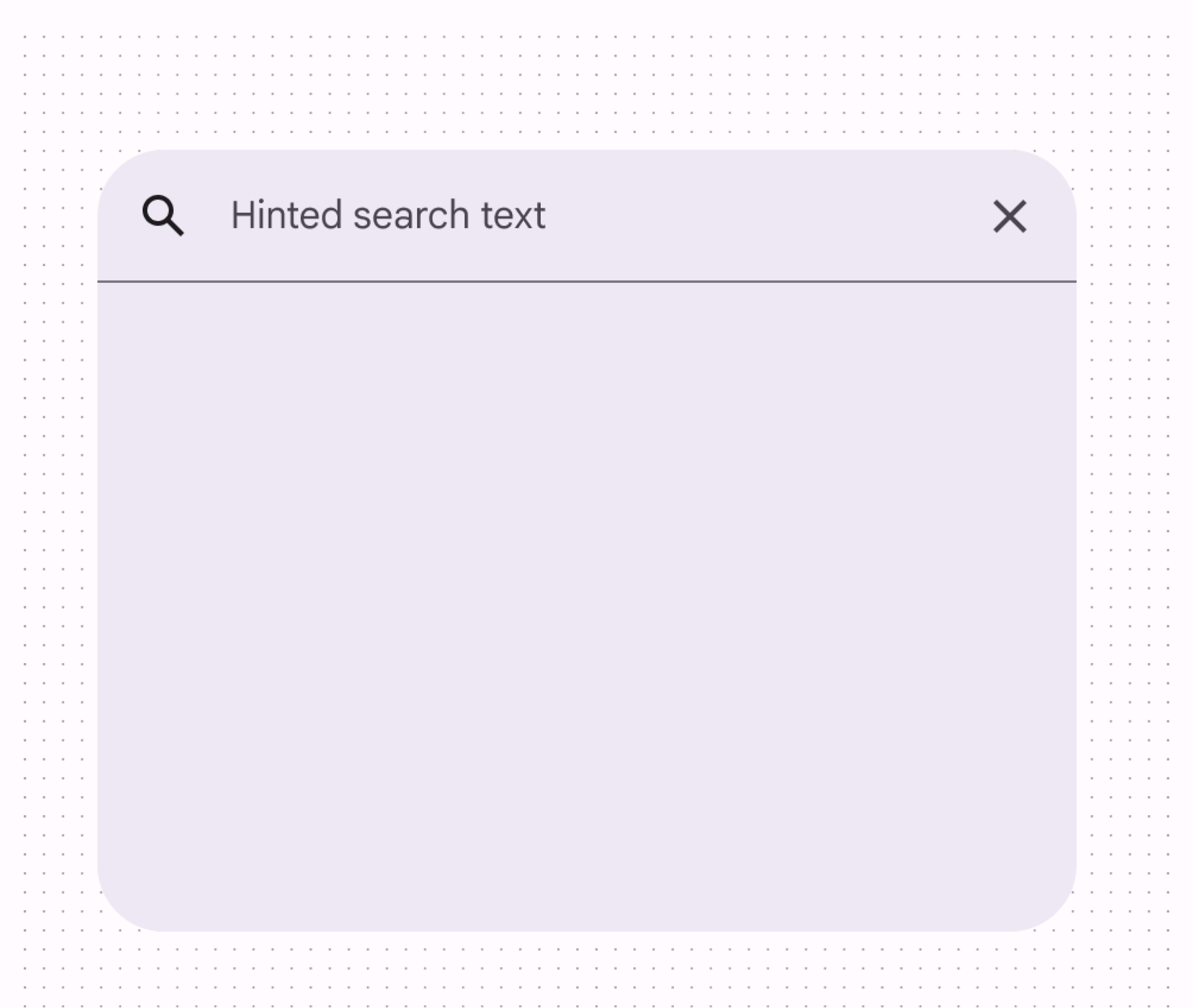 Search bar