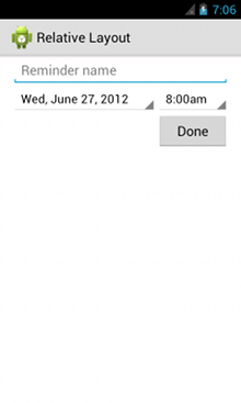 Relative Layout | Android Developers