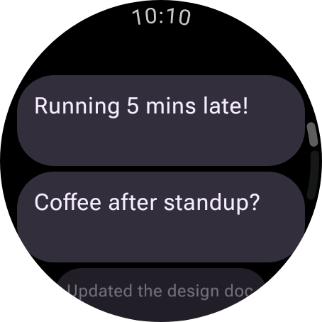 InboxScreen به بالای لیست پین شد