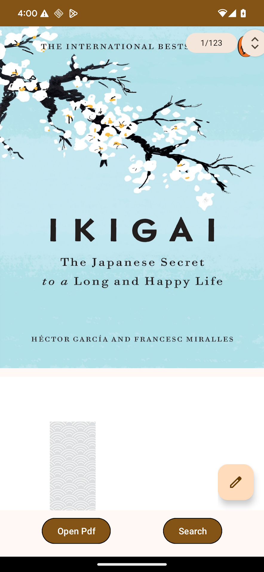 PdfViewerFragment का इस्तेमाल करके, Android ऐप्लिकेशन में रेंडर किया गया PDF दस्तावेज़.