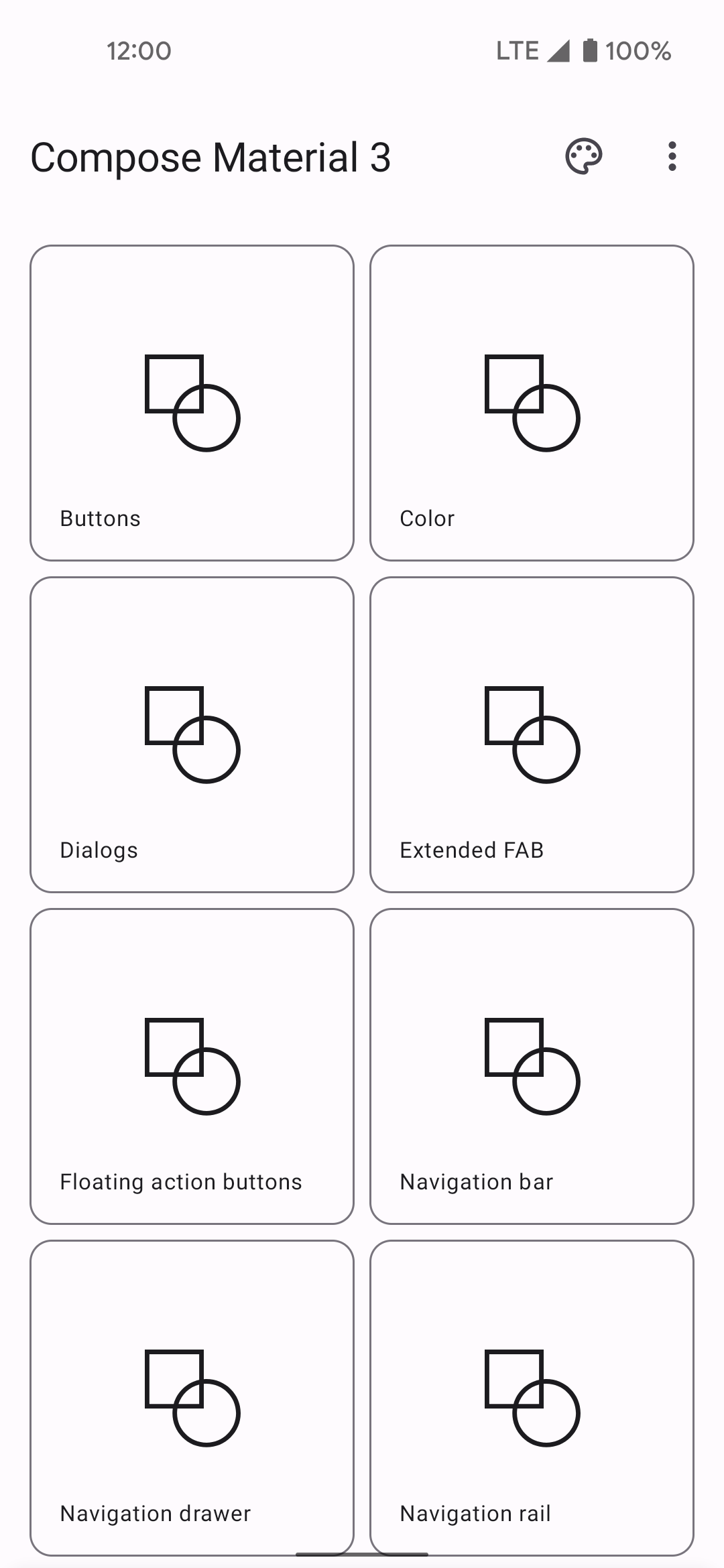 Armature d'une interface utilisateur d'application dessinée à la main