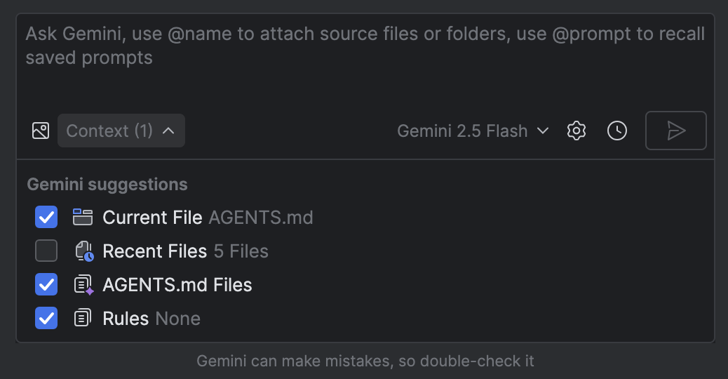AGENT.md ファイルをコンテキストとして管理する