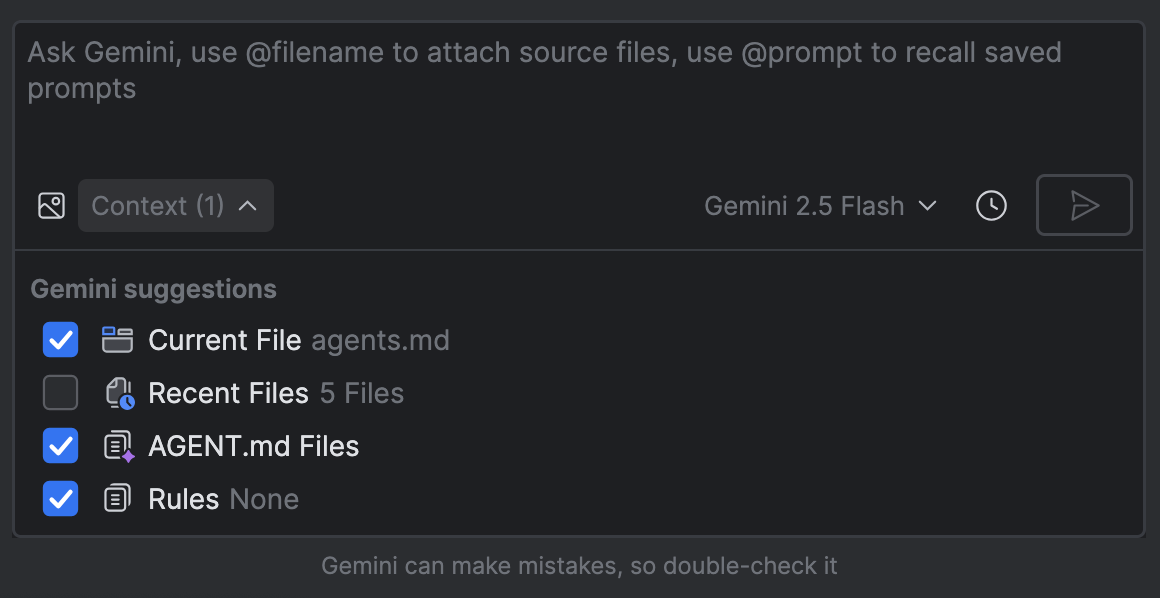 AGENT.md ファイルをコンテキストとして管理する