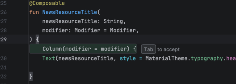 Prédiction de la prochaine modification suggérant un ajout de code