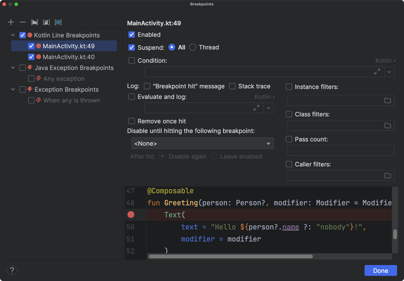 Debug your app | Android Studio | Android Developers