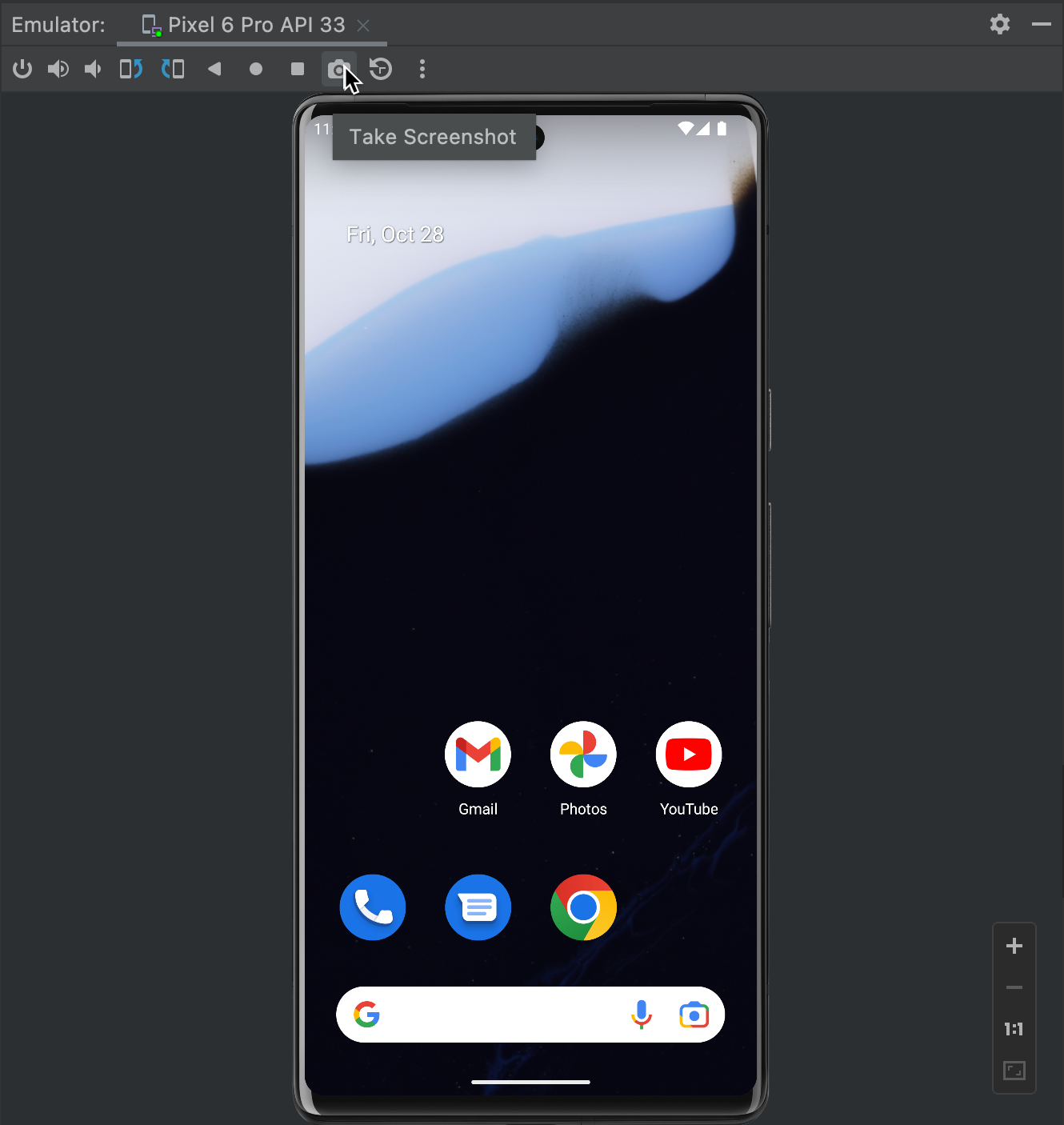 Studio Screenshots on Android 