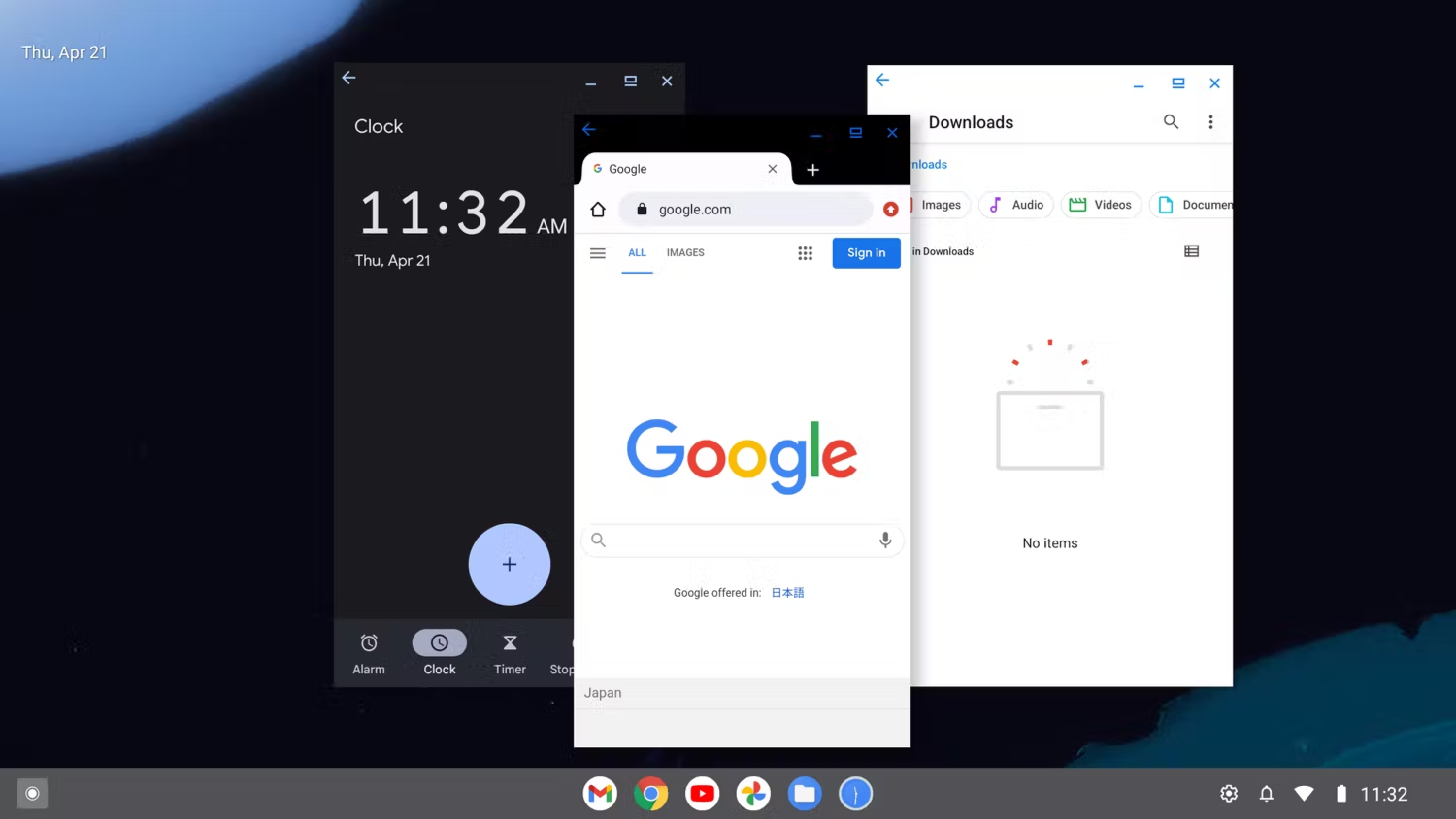 Apps on a Chromebook