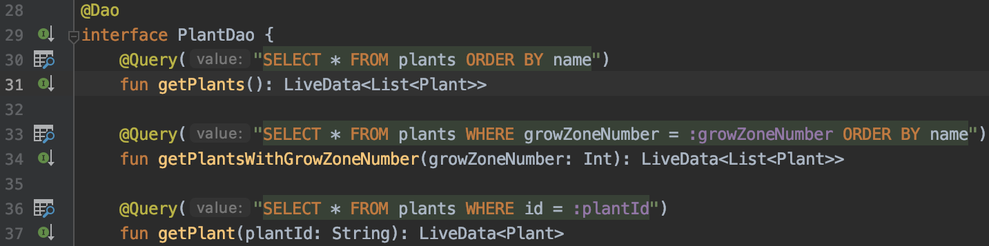 DAO ガター アクションのスクリーンショット。