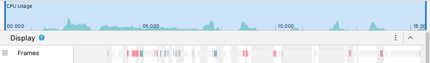 Im Bereich „Frames“ unter „Display“