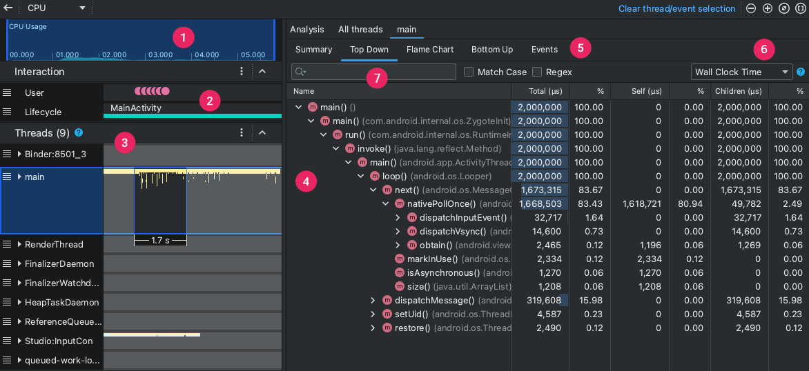 Record traces | Android Studio | Android Developers