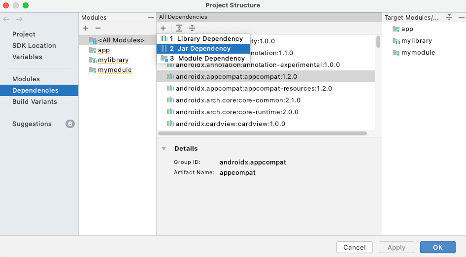 Create an Android library | Android Studio | Android Developers