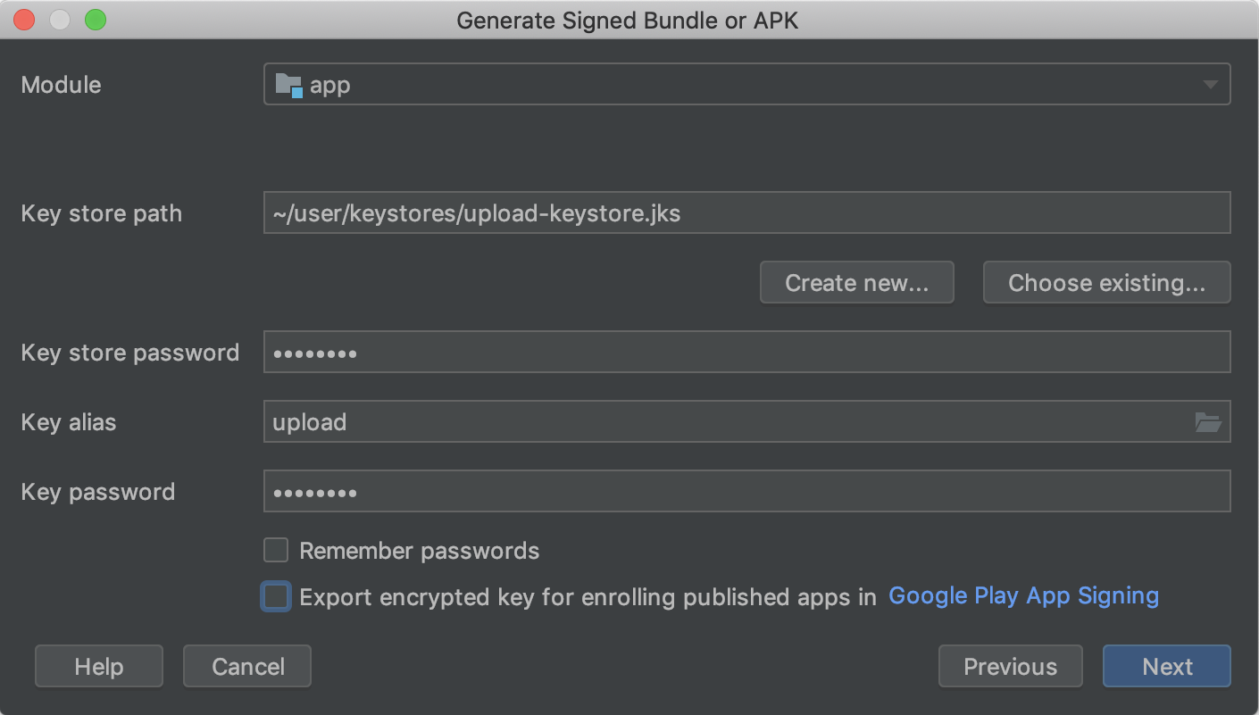 Esitellä 46+ imagen android studio generate signed apk