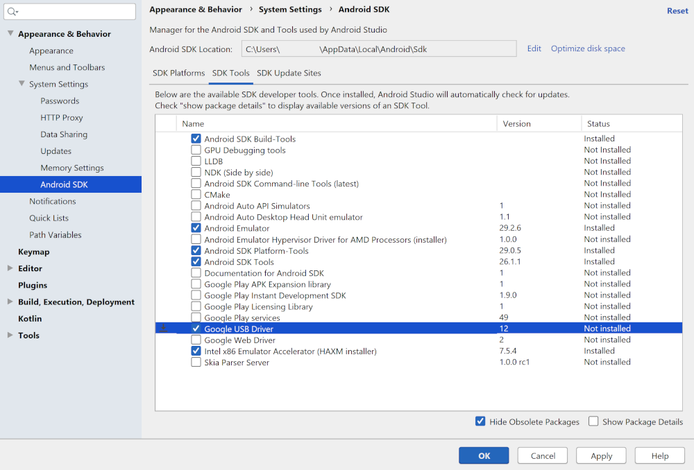 score hegn linse Get the Google USB Driver | Android Developers